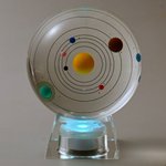 Personalized 3D Solar System Crystal Ball for Family Friends Kids Gift
