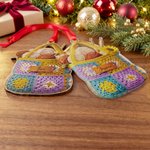 Personalized 3D-Effect Artwork Crochet Bag Wooden Acrylic Ornament with Name Home Decor Christmas Birthday Gift for Knitters Crochet Lovers 4