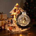 Personalized Christmas Tree Family Photos LED Night Light Home Decor Christmas Anniversary Birthday Gift for Family Couple