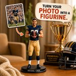 Personalized Boxing Tennis Golf Hobboy Theme Creative Photo to 3D Figure with Name Retirement Appreciation Birthday Gift Family Friend 2
