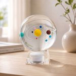 Personalized 3D Solar System Crystal Ball for Family Friends Kids Gift