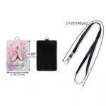 Personalised Fantasy Ballet Shoes ID Card Holder with Name Birthday Gift for Ballet Dance Lovers