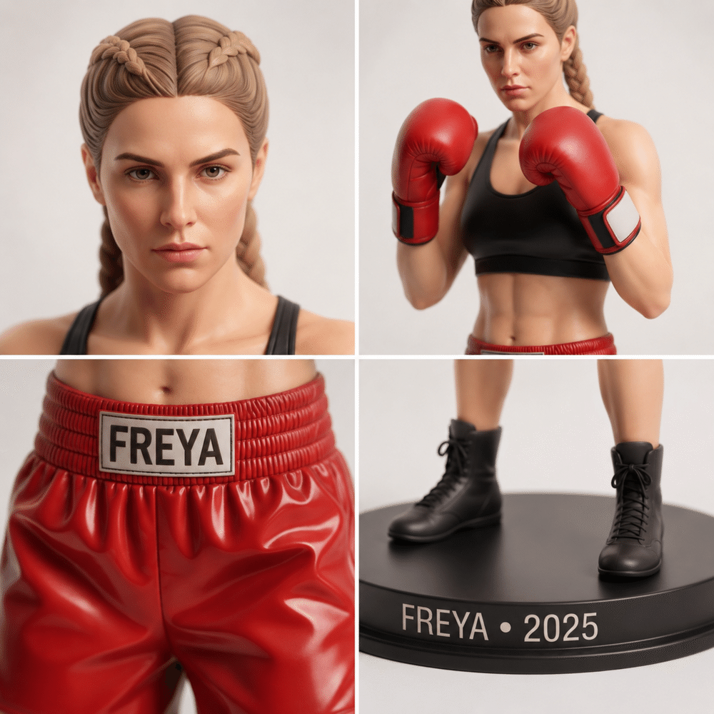 Personalized Boxing Tennis Golf Hobboy Theme Creative Photo to 3D Figure with Name Retirement Appreciation Birthday Gift Family Friend 11