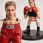 Personalized Boxing Tennis Golf Hobboy Theme Creative Photo to 3D Figure with Name Retirement Appreciation Birthday Gift Family Friend 11