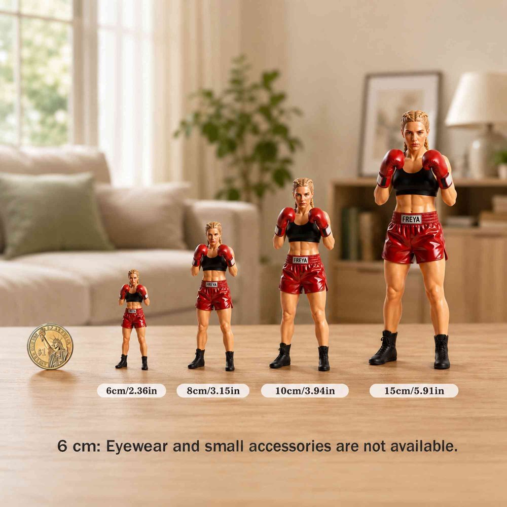 Personalized Boxing Tennis Golf Hobboy Theme Creative Photo to 3D Figure with Name Retirement Appreciation Birthday Gift Family Friend 13