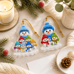 Personalized Grandma Snowman Family Acrylic Ornament with 1-6 Names Home Decor Christmas Gift for Grandma Family