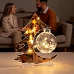 Personalized Christmas Tree Family Photos LED Night Light Home Decor Christmas Anniversary Birthday Gift for Family Couple