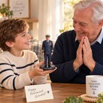 Personalised Retired Teacher Military Chef Career Theme Creative Photo to 3D Figure with Name Retirement Appreciation Birthday Gift Family Friend