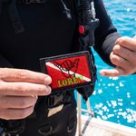 Etiqueta personalizada para chaleco de buceo (BCD) con diseño bordado de la bandera de buceo «Hang Loose», con nombre, fecha de nacimiento, equipo o club; regalo ideal para buceadores y amantes del buceo 7