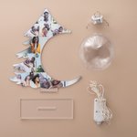 Personalized Christmas Tree Family Photos LED Night Light Home Decor Christmas Anniversary Birthday Gift for Family Couple