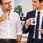 Personalised Funny Photo 11 oz 15 oz Ceramic Coffee Mug with Name and Text Daily Use Birthday Just Because Gift for Colleagues Friends Bosses