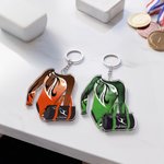 Personalised Gymnastics Leotard Acrylic Bag Charm Keychain with Name Birthday Competition Day Gift for Gymnast Girl