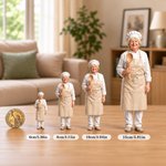 Personalised Retired Teacher Military Chef Career Theme Creative Photo to 3D Figure with Name Retirement Appreciation Birthday Gift Family Friend