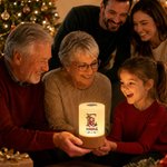 Personalised 3D-Effect Artwork Cartoon Character Dimmable Touch Control LED Night Light with Name Bedroom Decor Christmas Gift for Children 3