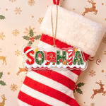 Personalized Christmas Name Design Acrylic Ornament Tree Decor Christmas Gift for Kids Family Friends