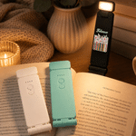 Personalised Birth Flower Book Rechargeable LED Book Light Clip with Name Reading Accessories Birthday Gift for Bookworm Student