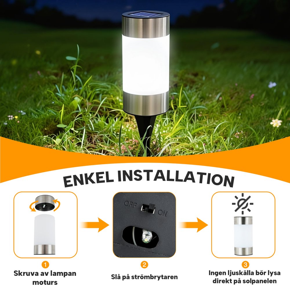 Personlig minneslampa för alla helgons dag gravlykta med solceller eget foto och namn vacker dekoration till kyrkogården 9