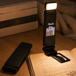 Personalised Birth Flower Book Rechargeable LED Book Light Clip with Name Reading Accessories Birthday Gift for Bookworm Student