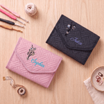 Personalized Minimalist Birth Flower Crochet Hook Organizer with Name Knitting Accessories Birthday Gift for Mom Grandma Crochet Enthusiast