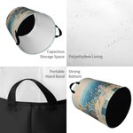 Personalized 1-10 Sea Turtles Large Capacity Storage Laundry Basket with Names Room Decor Birthday Gift for Sea Turtle Lovers Kids