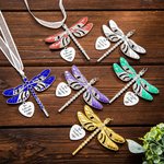 Gepersonaliseerd libelle gedenkornament voor verlies van geliefde
