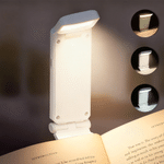 Personalised Birth Flower Book Rechargeable LED Book Light Clip with Name Reading Accessories Birthday Gift for Bookworm Student