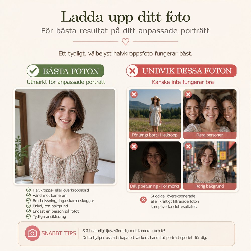 Personlig nattlampa med porträtt och månadsblomma mysig belysning till sovrummet perfekt födelsedagspresent och julklapp 11