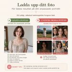 Personlig nattlampa med porträtt och månadsblomma mysig belysning till sovrummet perfekt födelsedagspresent och julklapp 11