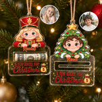 Personalised 3D-Style Art Photo A Few Bucks for Christmas Acrylic Money Holder Ornament with Name Christmas Gift for Kids