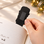 Personalised Christmas Theme Pet Photo Magnetic Bookmark Clip with Name Christmas Birthday Gift for Pet Owners Bookworms