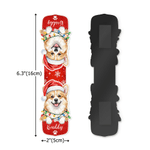 Personalised Christmas Theme Pet Photo Magnetic Bookmark Clip with Name Christmas Birthday Gift for Pet Owners Bookworms