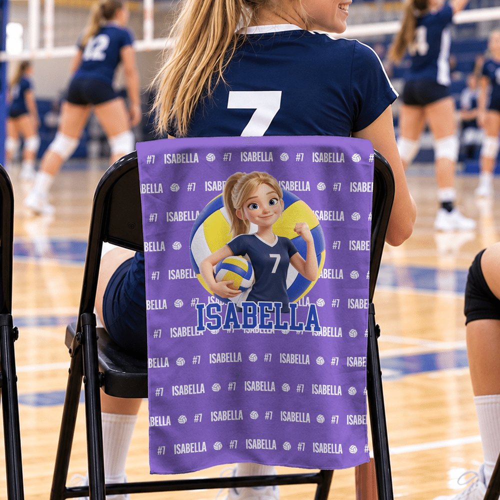 Personalised 3D-Effect Artwork Ball Sports Photo Name Quick Dry Towel with Carabiner Sports Accessory Birthday Gift for Ball Sports Enthusiast 8