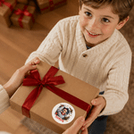 Pegatinas navideñas personalizadas con diseño artístico y efecto 3D, con nombre, para decoración de fiestas; regalo de Navidad para niños, familiares y amigos 4