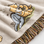 Personalized Classic Winnie the Pooh Tassel Soft Throw Blanket with Name Home Decor Birthday Gift for Kid