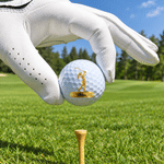 Personalized Golfer Silhouette Golf Ball with Name Training Competition Birthday Gift for Golf Player Lover 5