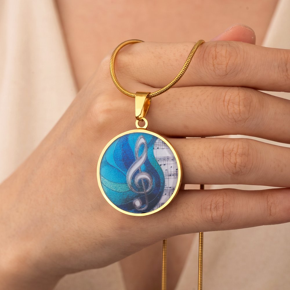 Gepersonaliseerde ketting, sleutelhanger of armband van roestvrij staal met muzieknoot en naam – sierlijke sieraden, verjaardags- of kerstcadeau voor muzikante vrouwen 6