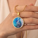 Gepersonaliseerde ketting, sleutelhanger of armband van roestvrij staal met muzieknoot en naam – sierlijke sieraden, verjaardags- of kerstcadeau voor muzikante vrouwen 6