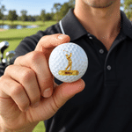 Personalized Golfer Silhouette Golf Ball with Name Training Competition Birthday Gift for Golf Player Lover 4