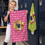 Personalised 3D-Effect Artwork Ball Sports Photo Name Quick Dry Towel with Carabiner Sports Accessory Birthday Gift for Ball Sports Enthusiast 7