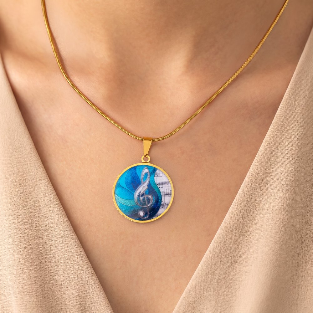 Gepersonaliseerde ketting, sleutelhanger of armband van roestvrij staal met muzieknoot en naam – sierlijke sieraden, verjaardags- of kerstcadeau voor muzikante vrouwen 4