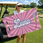 Coprisedile personalizzato, colorato e pratico per golf cart con nome – Accessori per il campo da golf – Regalo di compleanno per il country club – Per gli appassionati di golf e gli amici 6