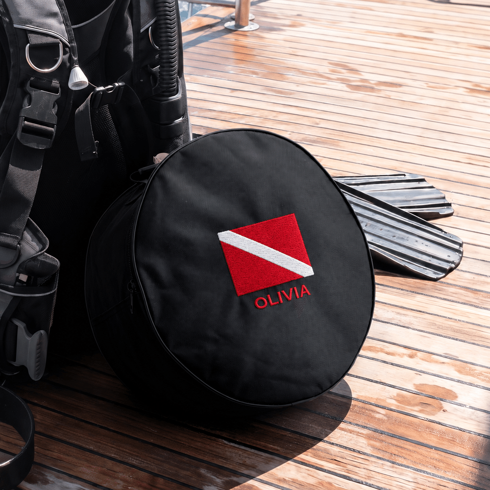 Accessori personalizzati e resistenti per immersioni subacquee con ricamo del nome – Regalo per subacquei e istruttori 2