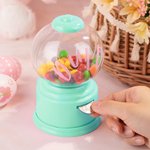 Personalized Colorful Mini Easter Manual Candy Dispenser with Name Gift for Kids 4