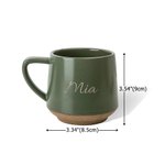 Tazza da caffè in ceramica personalizzata con nome – Regalo di uso quotidiano, per compleanni e Natale, per amici, familiari e colleghi 6