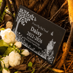 Personalized Pet Photo Acrylic Plaque Granite Garden Stone with Name and Year Memorial Sympathy Gift for Pet Owners