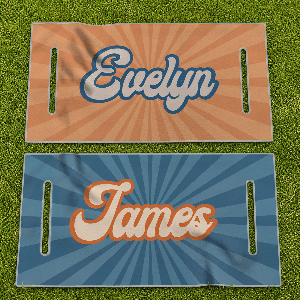 Coprisedile personalizzato, colorato e pratico per golf cart con nome – Accessori per il campo da golf – Regalo di compleanno per il country club – Per gli appassionati di golf e gli amici 2
