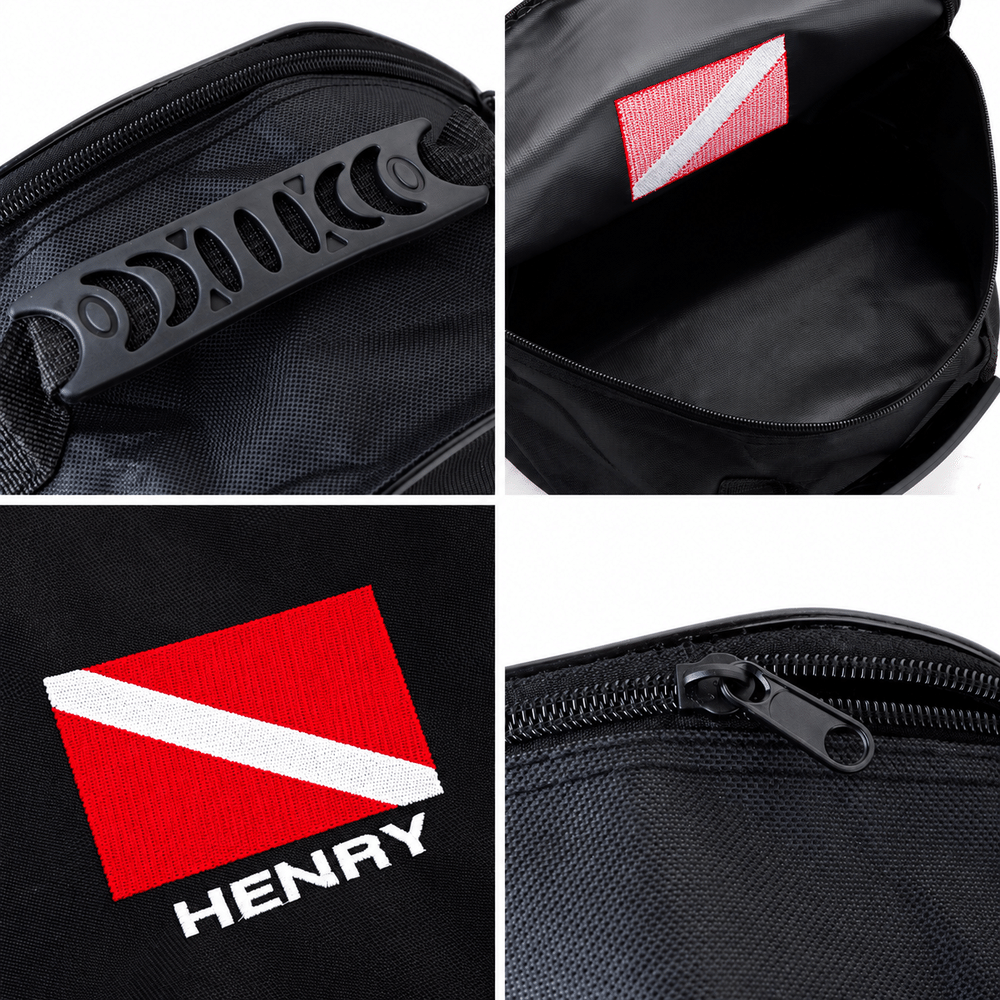 Accessori personalizzati e resistenti per immersioni subacquee con ricamo del nome – Regalo per subacquei e istruttori 5