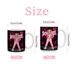 Personalised Graffiti Style Photo 11 oz 15 oz Ceramic Mug with Name Daily Use Birthday Gift for Friends Family