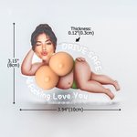 Personalized I Fucking Love You Funny Bikini Squishy Car Vent Clip with Photo Birthday Anniversary Valentine's Day Gift for Couples Boyfriend