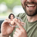 Personalized I Fucking Love You Funny Bikini Squishy Car Vent Clip with Photo Birthday Anniversary Valentine's Day Gift for Couples Boyfriend